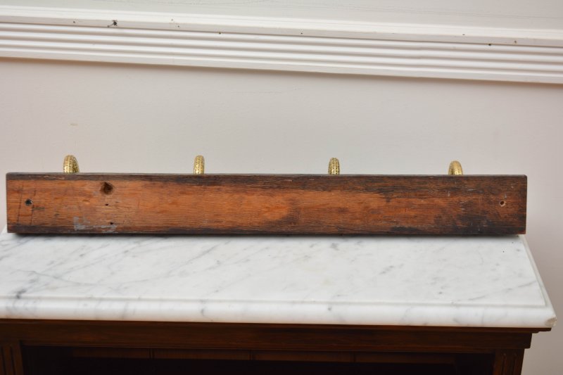 Victorian Coat Rack Ebonised Coat Hooks - Image 14